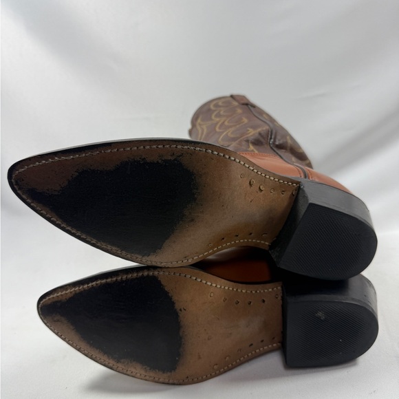 ACME Vintage Western Cowboy Boots Leather Lizard Toe Women’s 8.5 - Picture 13 of 16